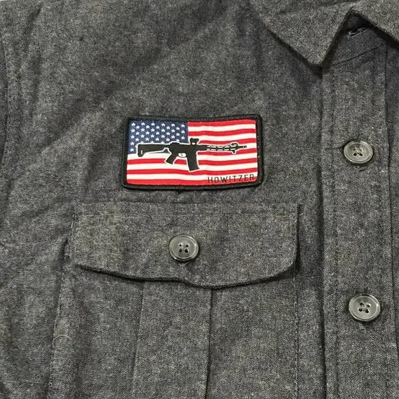 HOWITZER Men's Surrender Quilted Button Down Lined Jacket 100% Cotton Small New - Picture 4 of 8